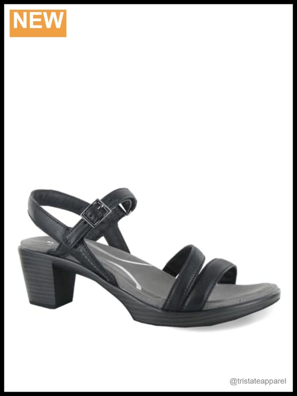 Naot Bounty Leather Sandal with Arch Support and Slingback Strap